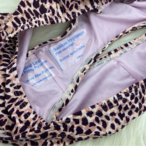 VICTORIA’S SECRET SWIMMING BIKINI BOTTOM LEOPARD PRINT - Picture 5 of 6